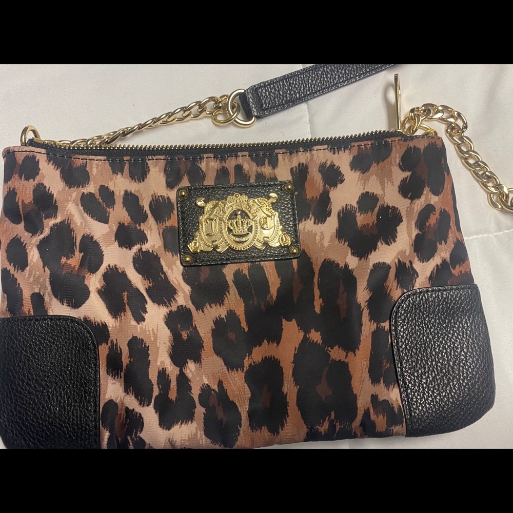 Cheetah print juicy couture cross body